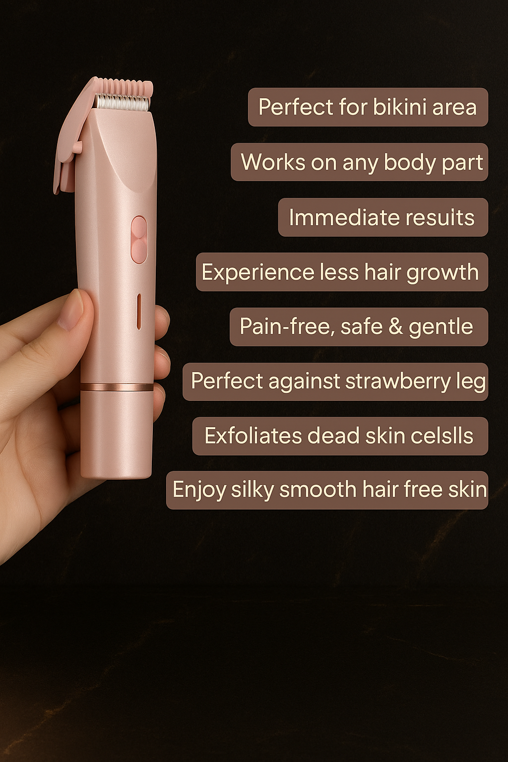 GlowShave™ – 2-in-1 Women’s Body Shaver - only $39.95