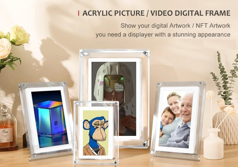 Personalized Digital Photo Video Frame-Infinity Frame