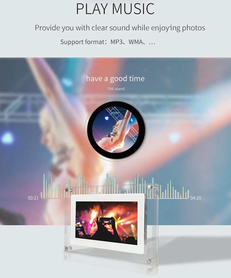 Personalized Digital Photo Video Frame-Infinity Frame