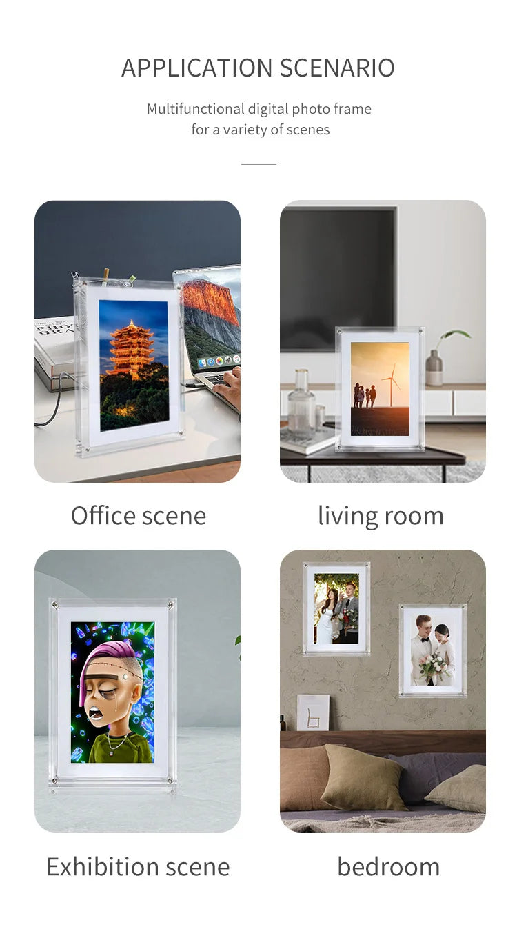Personalized Digital Photo Video Frame-Infinity Frame