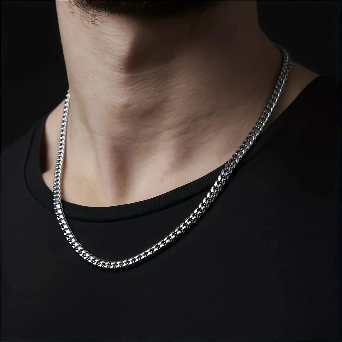 To My Son Cuban Link Chain
