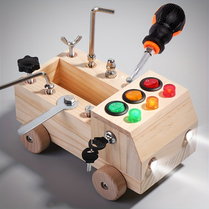 Montessori WoodyWheels™ for Tiny Engineers - Handmade