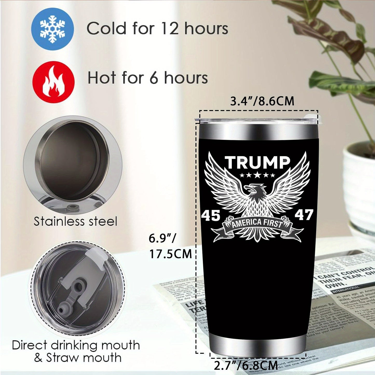 Trump 47 Tumbler - TrumpTumbler