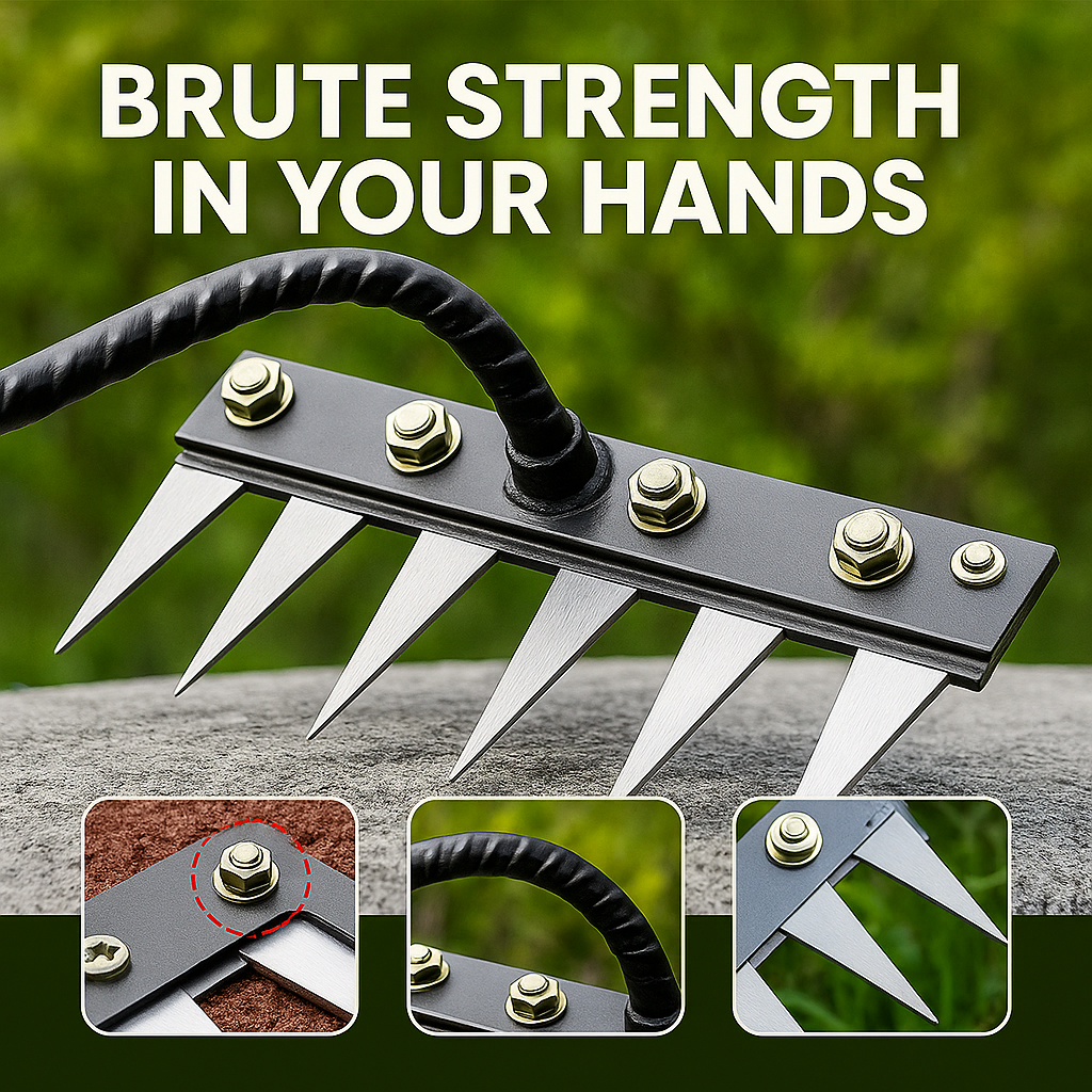 IronRake® 2.0 | Only $29.95 | Upgraded Iron Weeding Rake