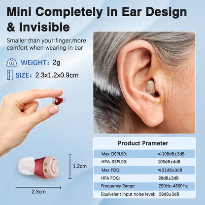 The Smallest Ever Wireless Hearing Aid For Just $79.95!
