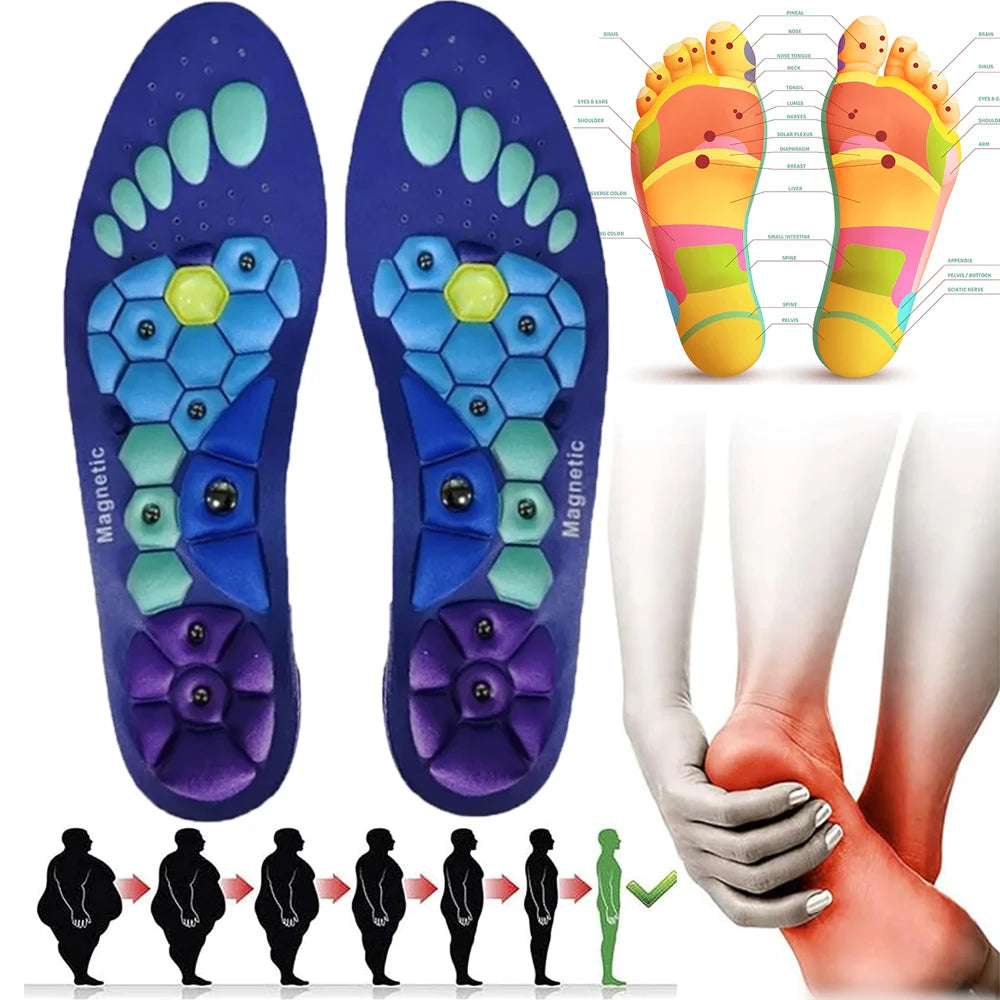 Akusoli Insoles - Magnetic Acupressure for Effective Pain Relief -Only $19.95!