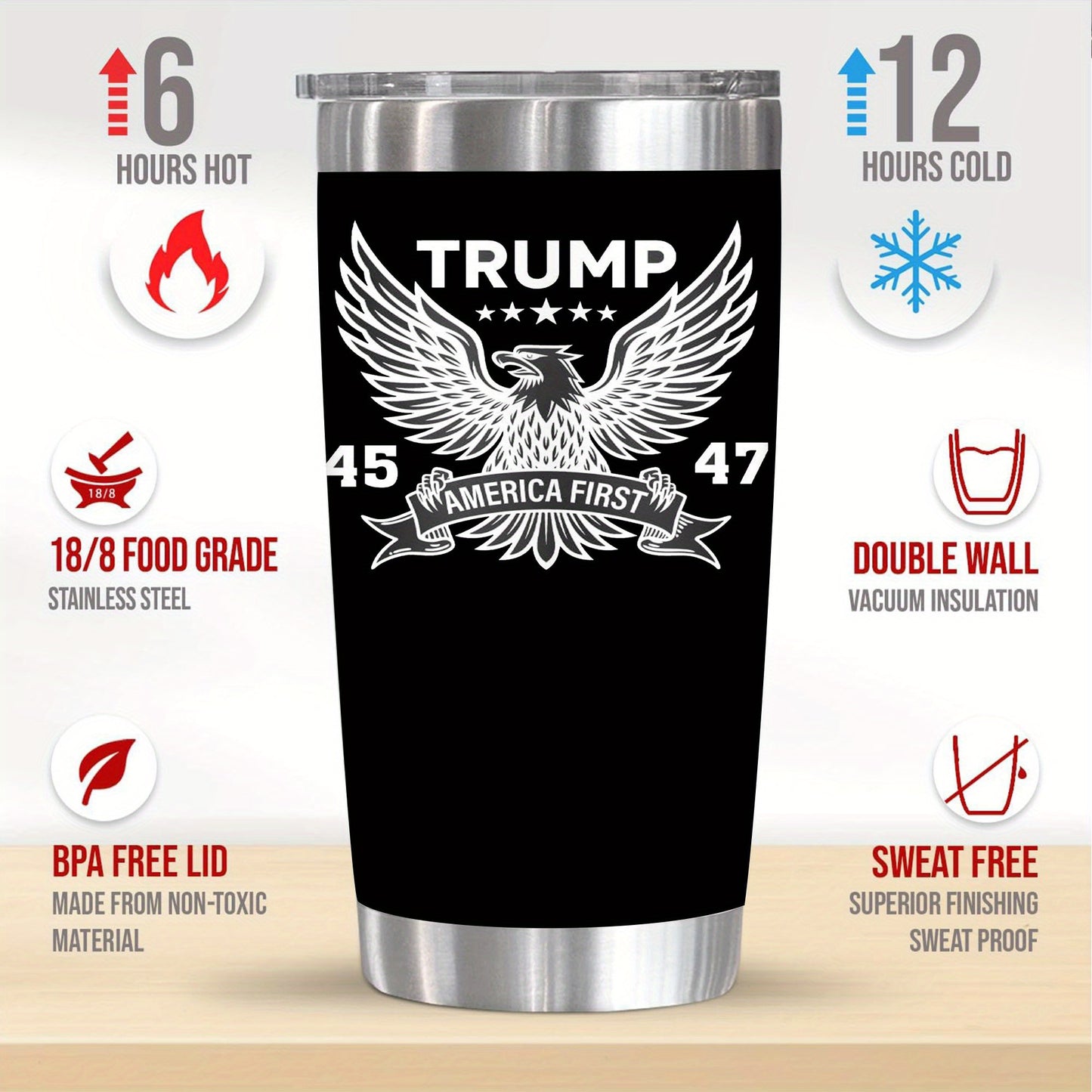 Trump 47 Tumbler - TrumpTumbler