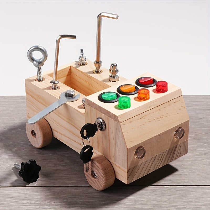 Montessori WoodyWheels™  for Tiny Engineers - Handmade